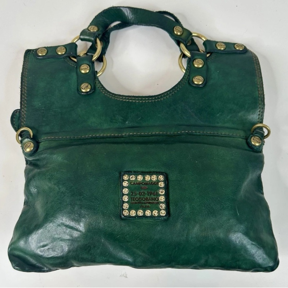 Campomaggi Mamorè Bag in bottle green leather. New with tags. - Picture 6 of 6